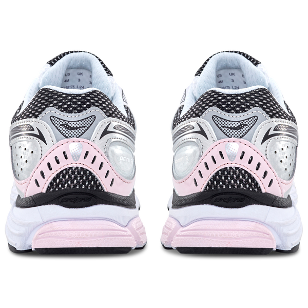 Saucony Omni 9 - Girls' Grade School - Silver/Pink - Image 3