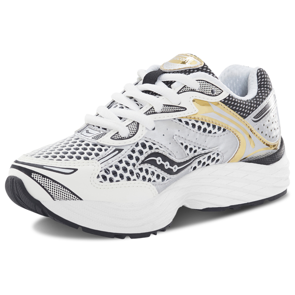 Saucony Omni 9 - Boys' Grade School - Silver/Gold/White - Image 8