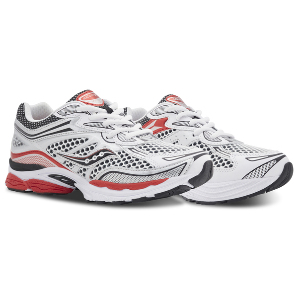 Saucony Omni 9 - Boys' Grade School - White/Red - Image 6