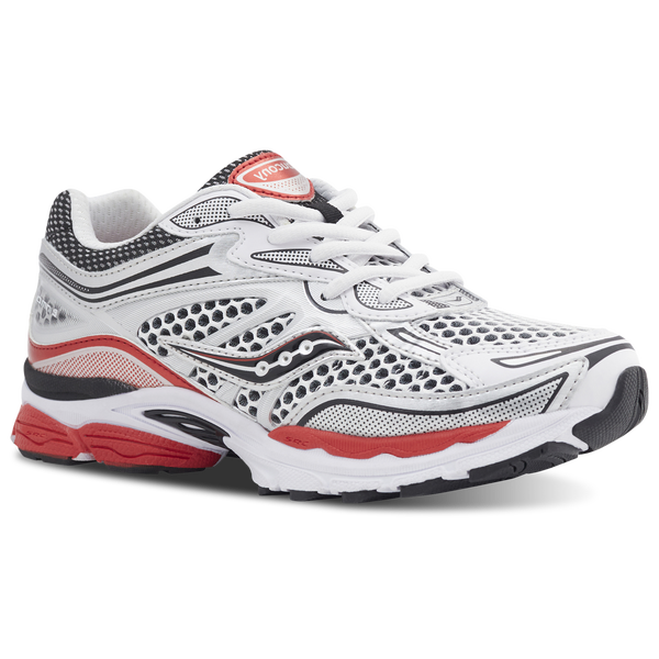 Saucony Omni 9 - Boys' Grade School - White/Red - Image 7