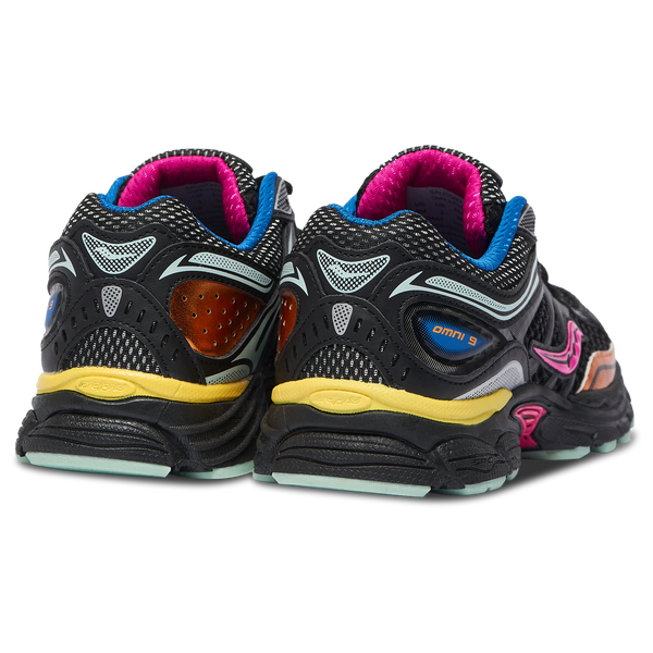 Saucony Omni 9 - Boys' Grade School - Black/Multi - Image 3
