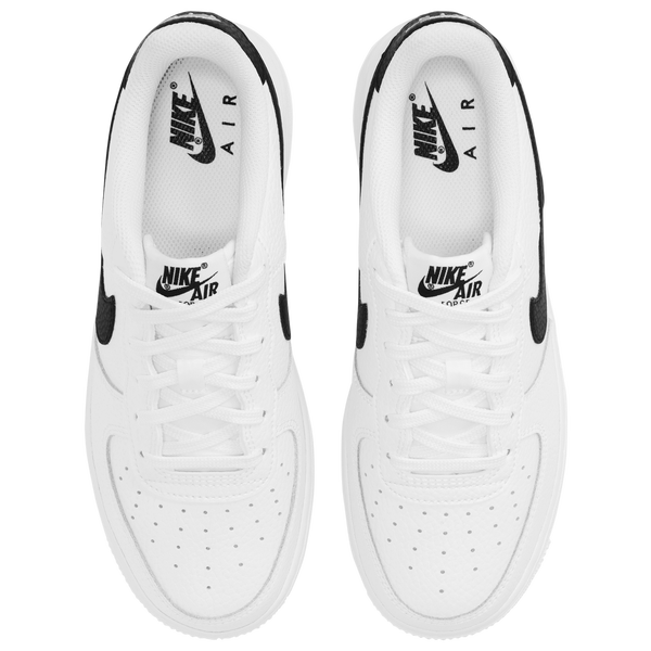 Nike Air Force 1 Low - Boys' Grade School - White/Black - Image 4
