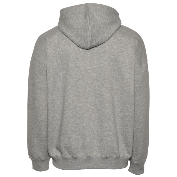 New Balance Oversized Center Embroidered Hoodie - Men's - White/Grey - Image 2