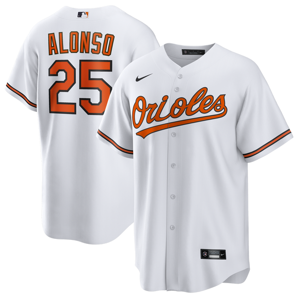 Nike MLB Orioles Home Jersey - Men's - White