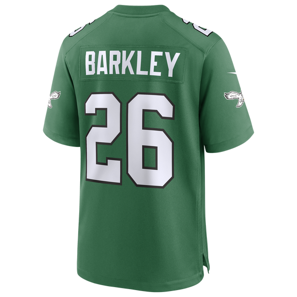 Nike Saquon Barkley Eagles Game Jersey - Men's - Pine Green - Image 3