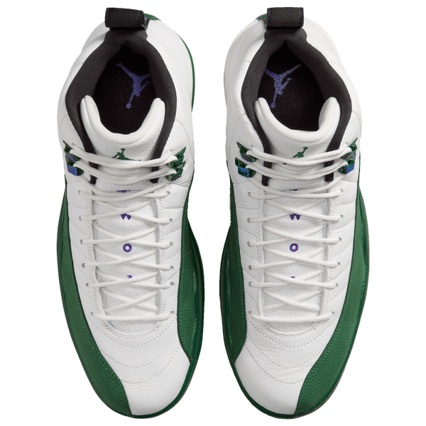 Jordan Retro 12 - Men's - White/Green/Gold - Image 4