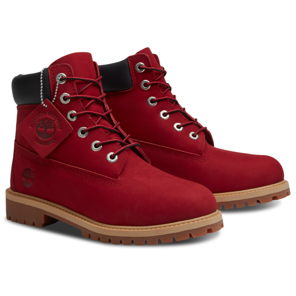 Timberland 6 Inch Boot - Boys' Grade School - Red/Red - Image 6