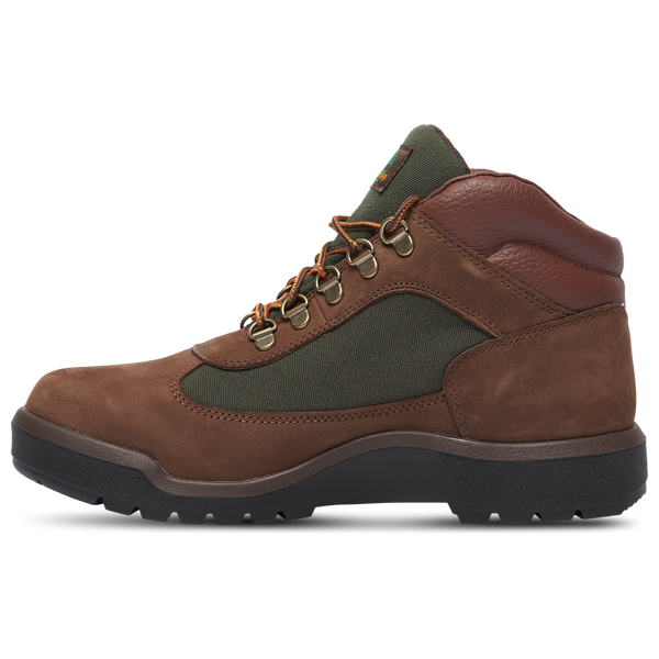 Timberland 6" Hairy Suede Chuka Field Boots - Men's - Brown/Green - Image 2