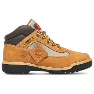 Timberland 6" Hairy Suede Chuka Field Boots - Men's - Black/Wheat