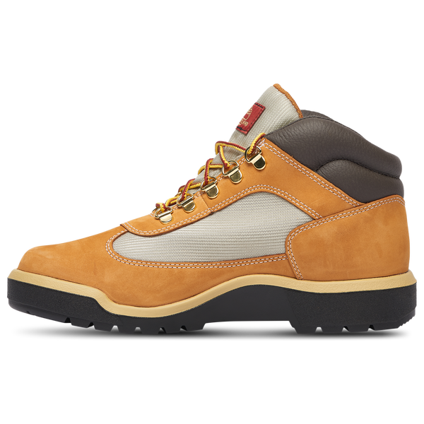 Timberland 6" Hairy Suede Chuka Field Boots - Men's - Black/Wheat - Image 2
