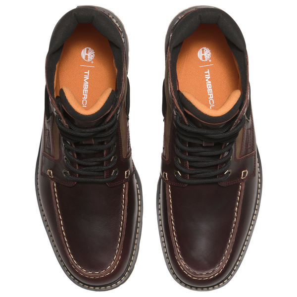 Timberland Britton Road Moc-Toe Boot - Men's - Burgundy/Burgundy/Burgundy - Image 4