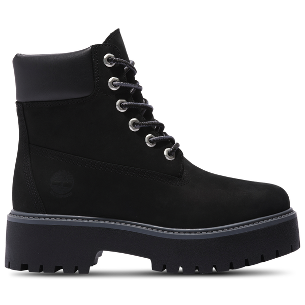 Timberland Stone Street 6" Waterproof Boots - Women's - Jet Black/Black
