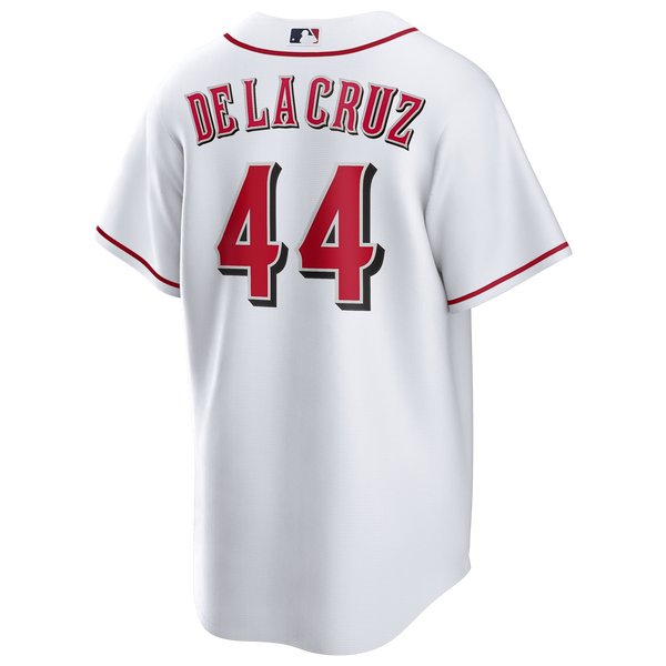 New Era Cincinnati Reds Home Replica Jersey - Men's - White - Image 3