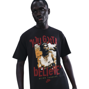 Nike NSW Max 90 DS Short Sleeve T-Shirt - Men's - Black/Red