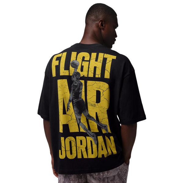 Jordan Flight GFX 96 Short Sleeve Crew - Men's - Black - Image 2