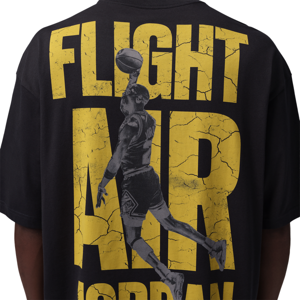 Jordan Flight GFX 96 Short Sleeve Crew - Men's - Black - Image 4