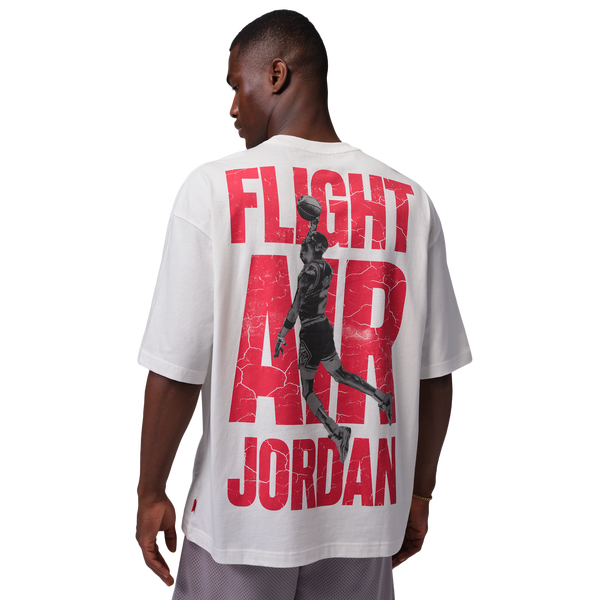Jordan Flight GFX 96 Short Sleeve Crew - Men's - White - Image 2