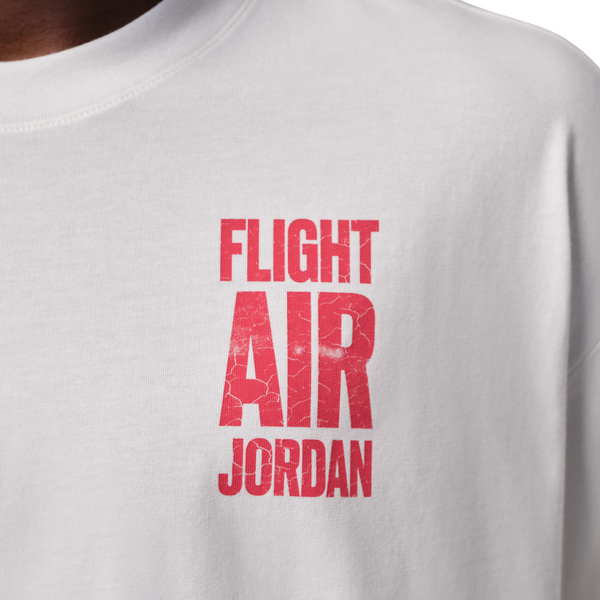 Jordan Flight GFX 96 Short Sleeve Crew - Men's - White - Image 3