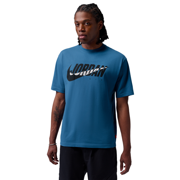 Jordan Swoosh 85 Short Sleeve Crew - Men's - Blue