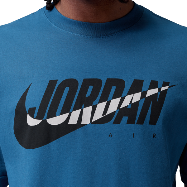 Jordan Swoosh 85 Short Sleeve Crew - Men's - Blue - Image 3