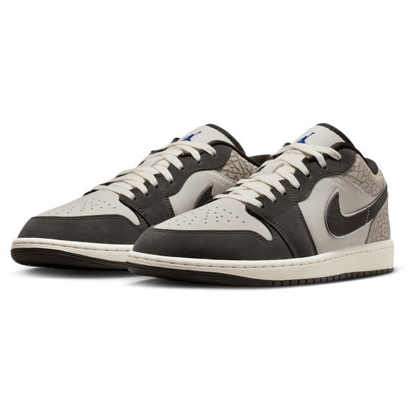 Jordan Air Jordan 1 Low SE V2 Brasil - Men's - Royal/Pewter/Sail - Image 6