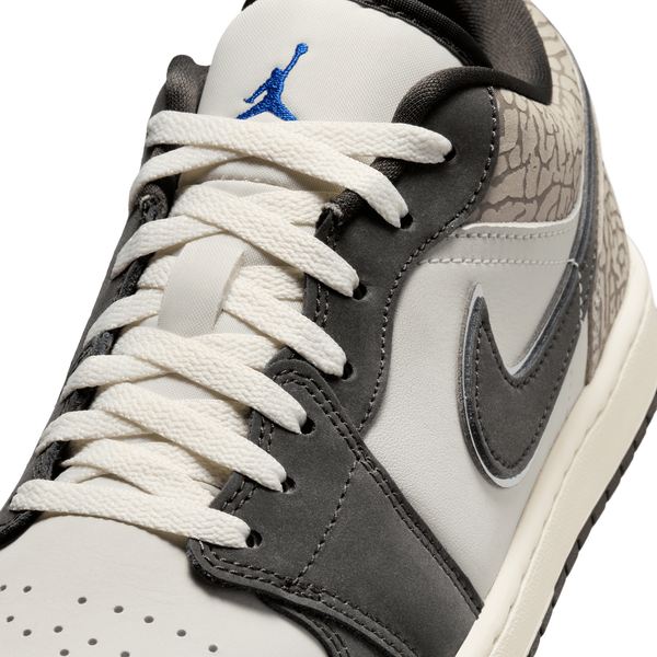 Jordan Air Jordan 1 Low SE V2 Brasil - Men's - Royal/Pewter/Sail - Image 7