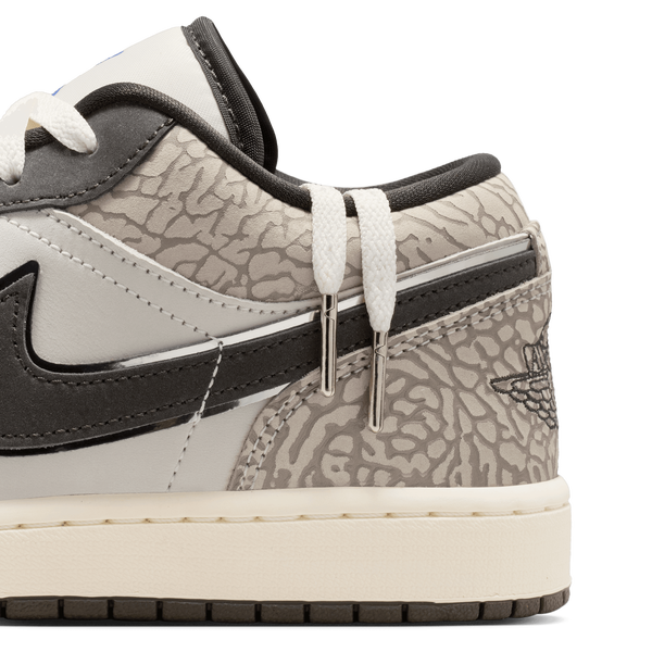 Jordan Air Jordan 1 Low SE V2 Brasil - Men's - Royal/Pewter/Sail - Image 9
