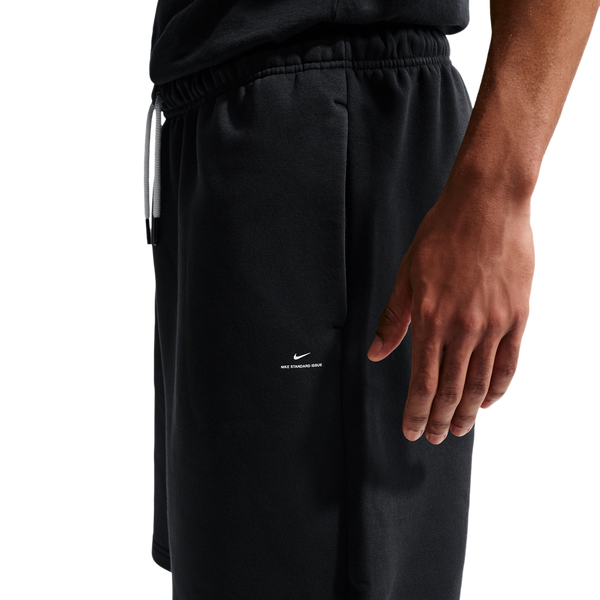 Nike Tech Fit Standard Issue Brush Fleece 8In Short - Men's - Pale Ivory/Black - Image 2