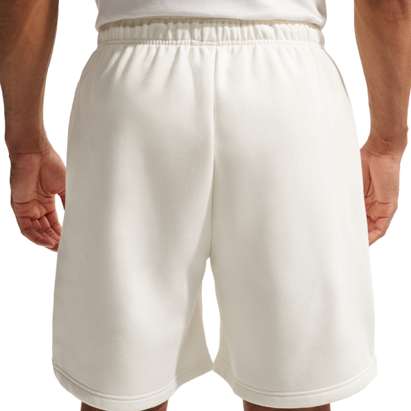 Nike Tech Fit Standard Issue Brush Fleece 8In Short - Men's - Sail/Pale Ivory - Image 2