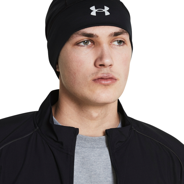 Under Armour Velociti Storm Beanie - Men's - Black/Black/Reflective