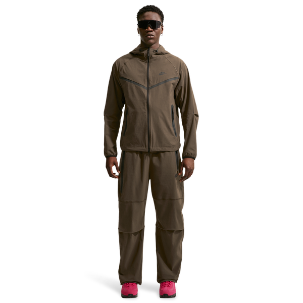 Nike Drifit Tech Woven Windrunner FZ Jacket - Men's - Dark Hazel/Black/Dark Hazel - Image 4