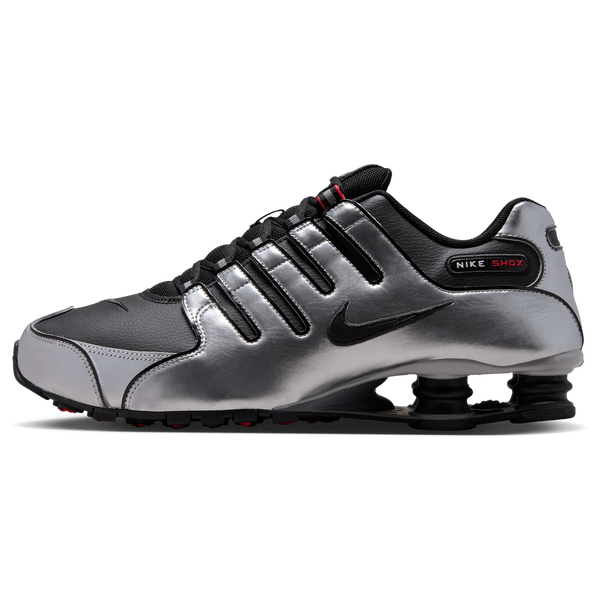 Nike Shox NZ MET - Men's - Silver/Black/White - Image 2