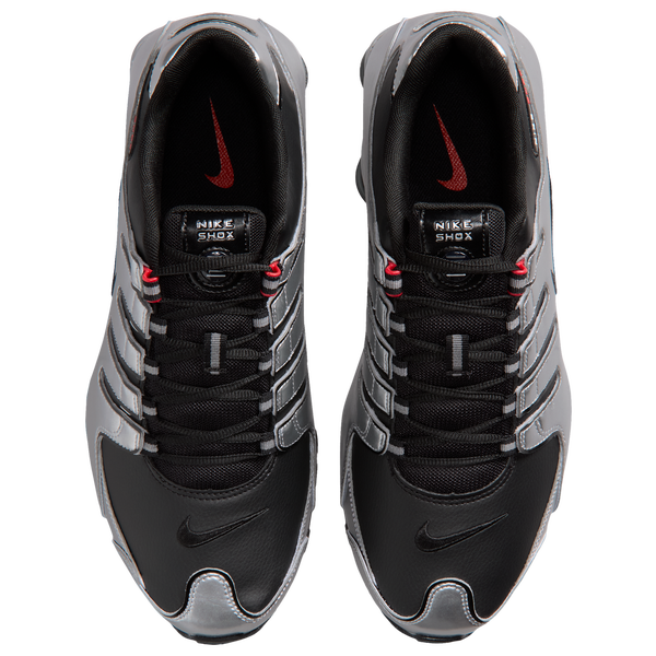 Nike Shox NZ MET - Men's - Silver/Black/White - Image 4