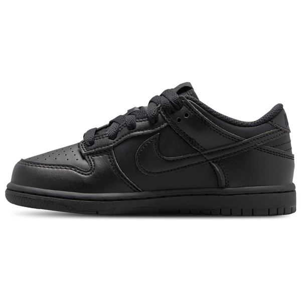 Nike Dunk Low N - Boys' Preschool - Black/Black - Image 2