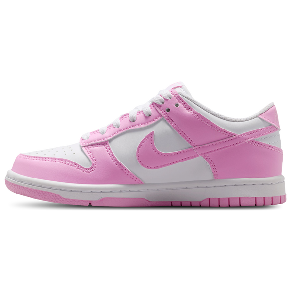 Nike Dunk Low N - Girls' Grade School - Pink Rise/White - Image 2
