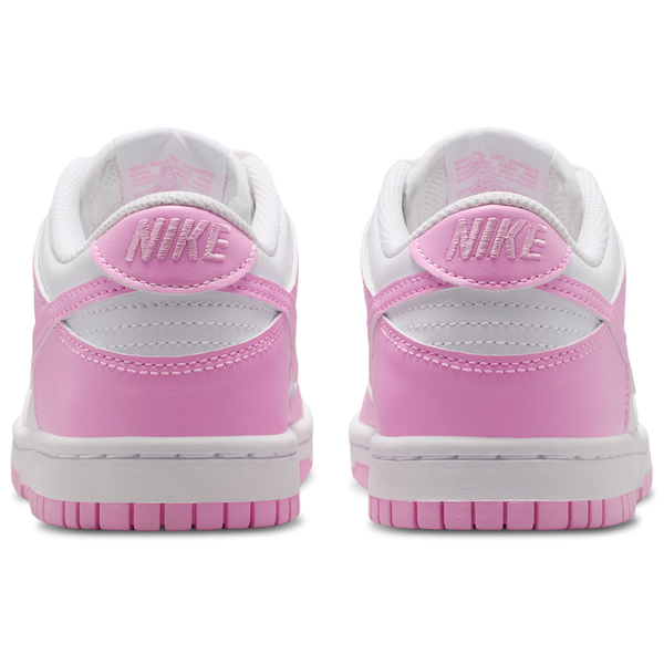 Nike Dunk Low N - Girls' Grade School - Pink Rise/White - Image 3
