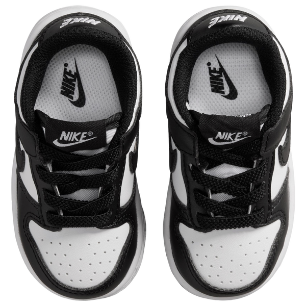 Nike Dunk Low - Boys' Toddler - White/Black/White - Image 4