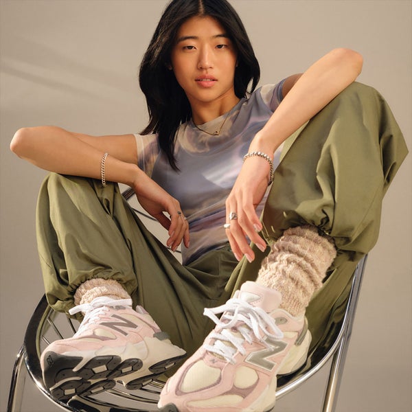 New Balance 9060 - Women's - Angora/Rose Sugar/Ice Wine - Image 6