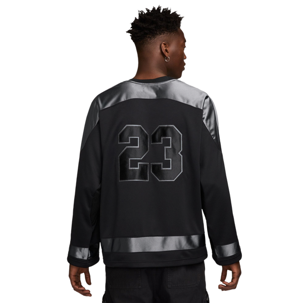 Jordan Brooklyn Collegiate Hockey Jersey - Men's - Black/Iron - Image 2