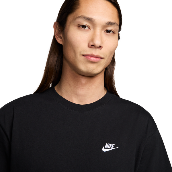 Nike NSW Club Max Tee - Men's - Black - Image 3