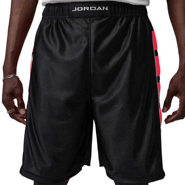 Jordan Essentials Cat Scratch Shorts - Men's - Black/Infrared 23