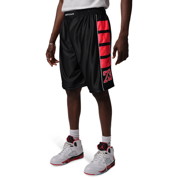 Jordan Essentials Cat Scratch Shorts - Men's - Black/Infrared 23 - Image 3