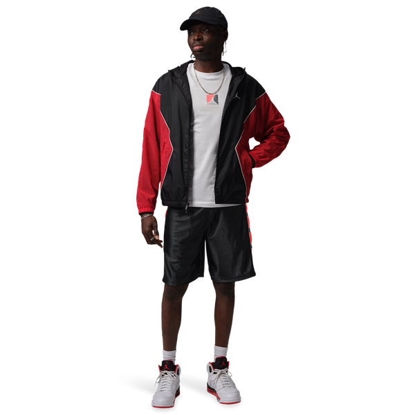 Jordan Essentials Cat Scratch Shorts - Men's - Black/Infrared 23 - Image 8