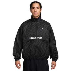 Nike Air All Over Print 1/2 Zip Jacket - Men's - Black/White