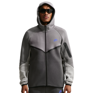 Nike Tech Fleece Full-Zip Windrunner Hoodie - Men's - Pencil Point/Medium Ash/College Grey