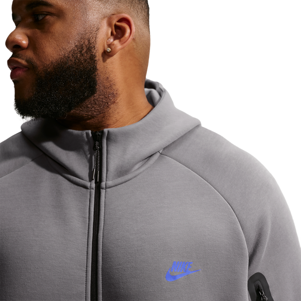 Nike Tech Fleece Full-Zip Windrunner Hoodie - Men's - Pencil Point/Medium Ash/College Grey - Image 11