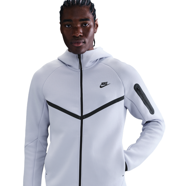 Nike Tech Fleece Full-Zip Windrunner Hoodie - Men's - Ghost/Black