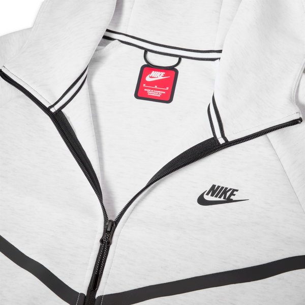 Nike Tech Fleece Full-Zip Windrunner Hoodie - Men's - Black/Birch - Image 9