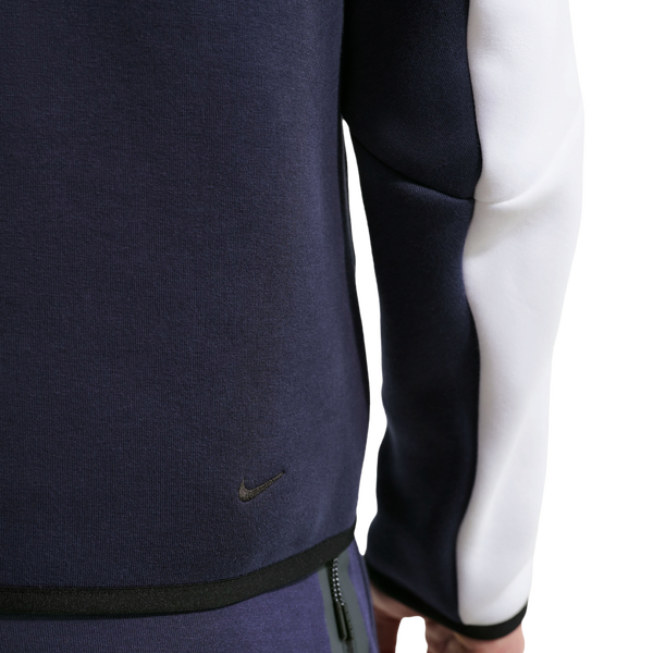 Nike Tech Fleece Full-Zip Windrunner Hoodie - Men's - Obsidian/White - Image 4