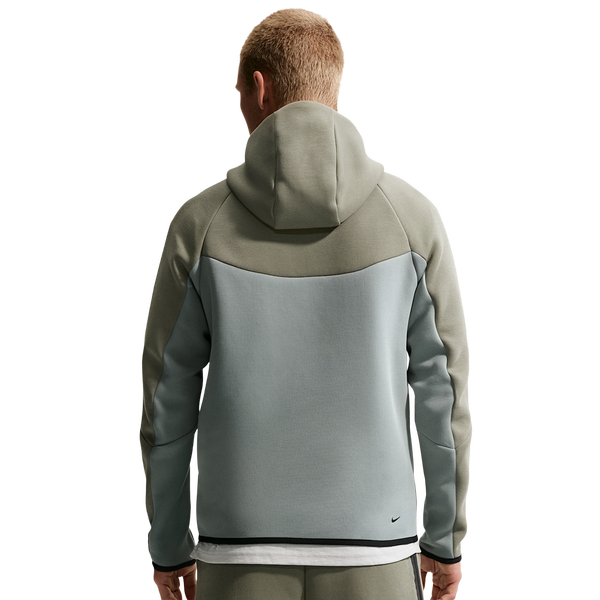 Nike Tech Fleece Full-Zip Windrunner Hoodie - Men's - Light Pumice/Black/Silver Sage - Image 2